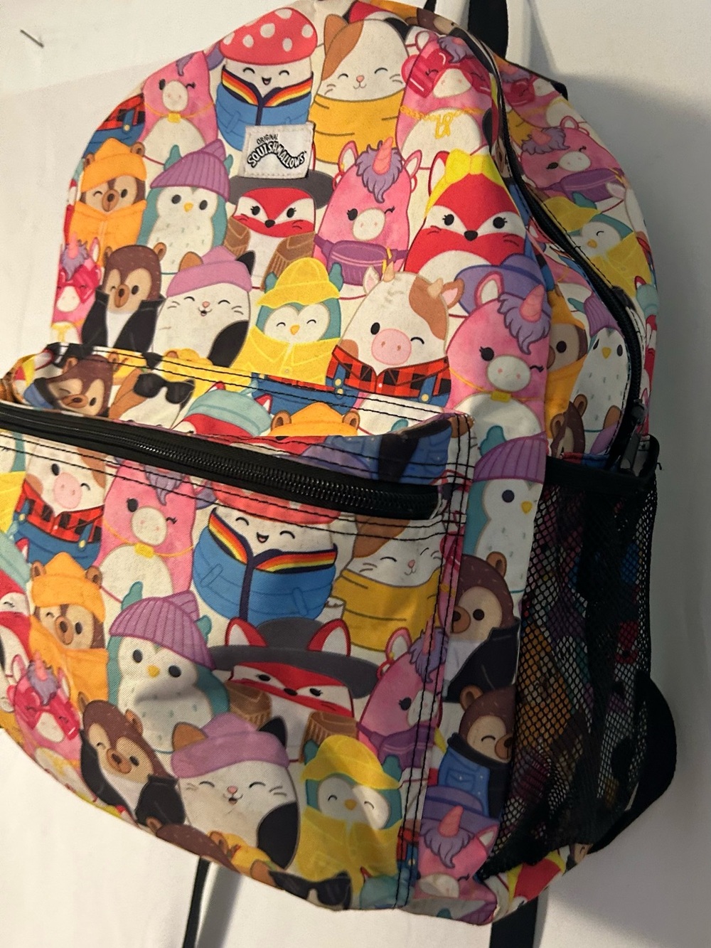 Squishmallows Character Print Backpack Cute Kawaii School Bag
